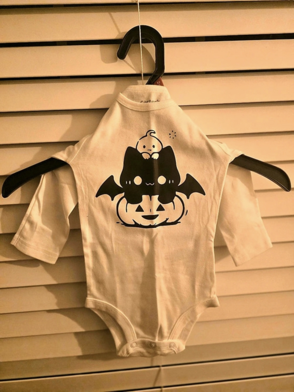 Carter's Halloween Cat and Ghost Pumpkin Bodysuit